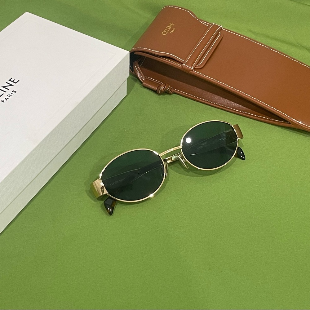 Celine Gold Sunglasses ☺️☺️